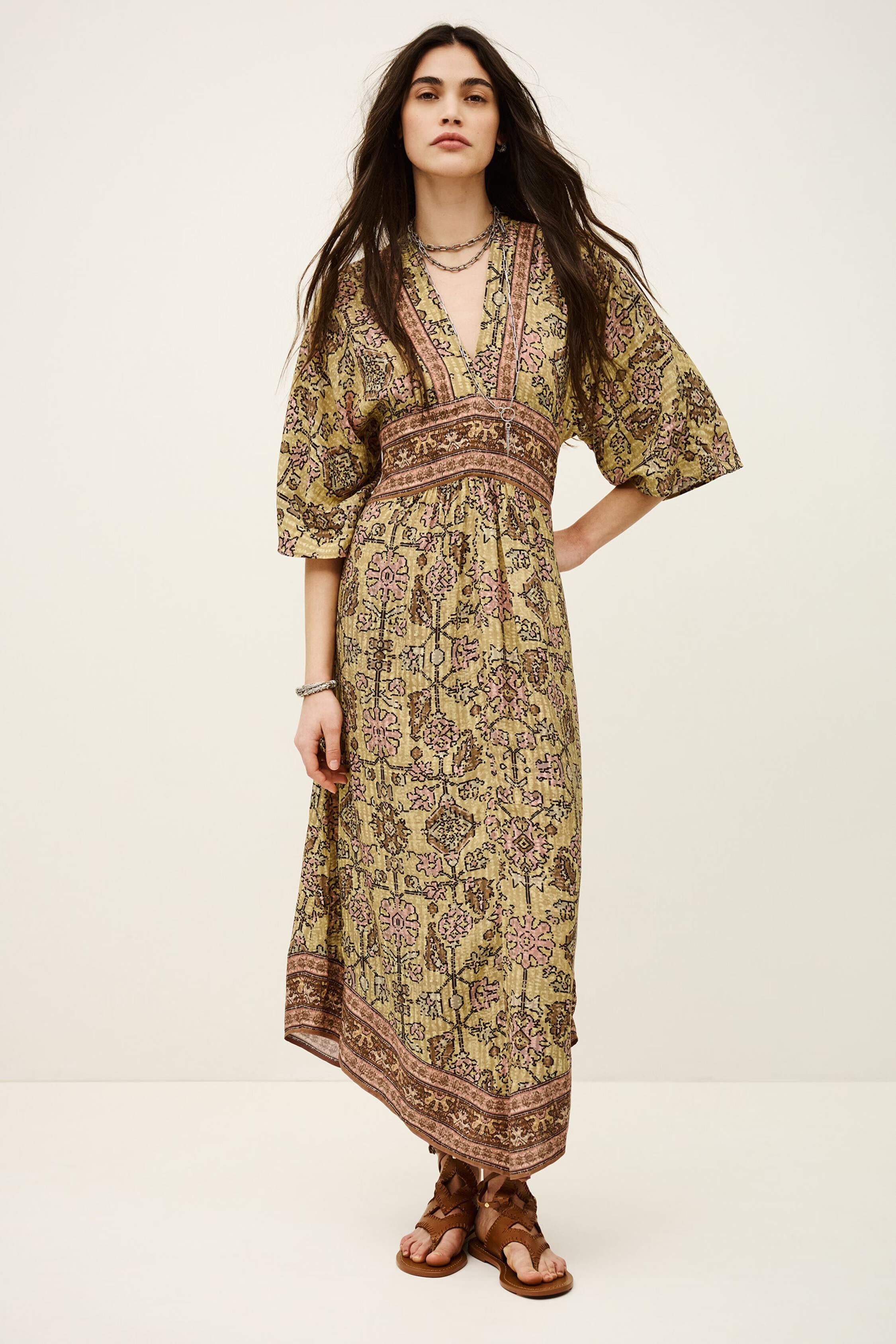 Midi Dress Pipa Yellow | ba&sh Clothing