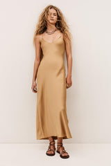 Midi Dress Ciana Brown | ba&sh Clothing