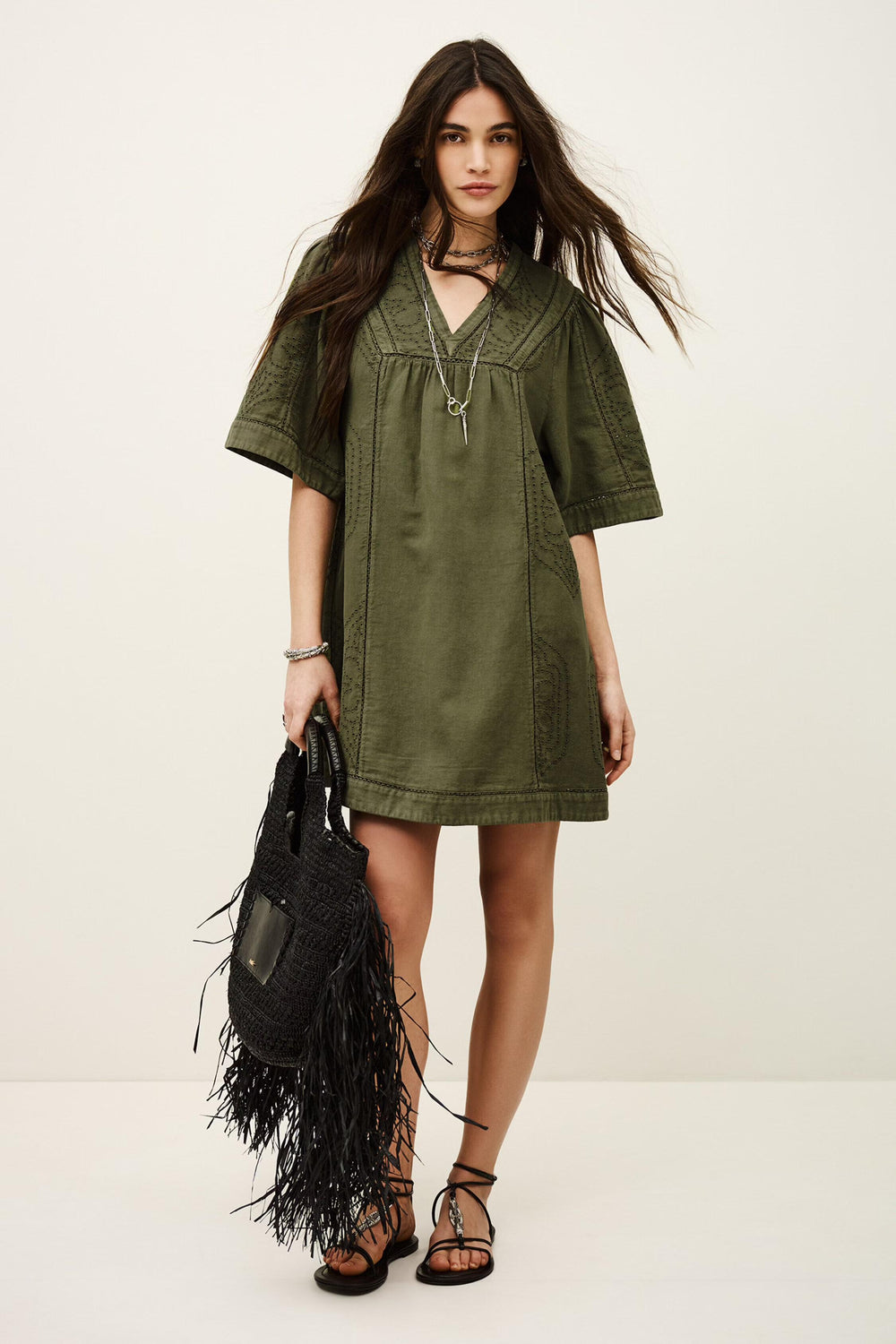 Mini Dress Gina Green | ba&sh Clothing