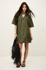 Mini Dress Gina Green | ba&sh Clothing