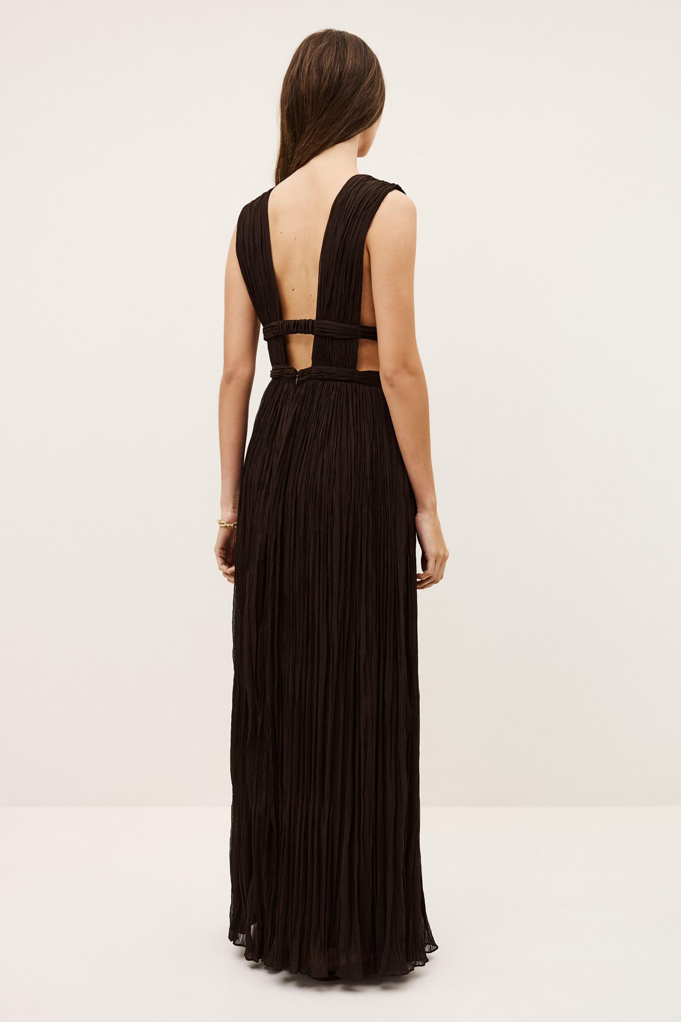 Maxi Dress Tania Brown | ba&sh Clothing