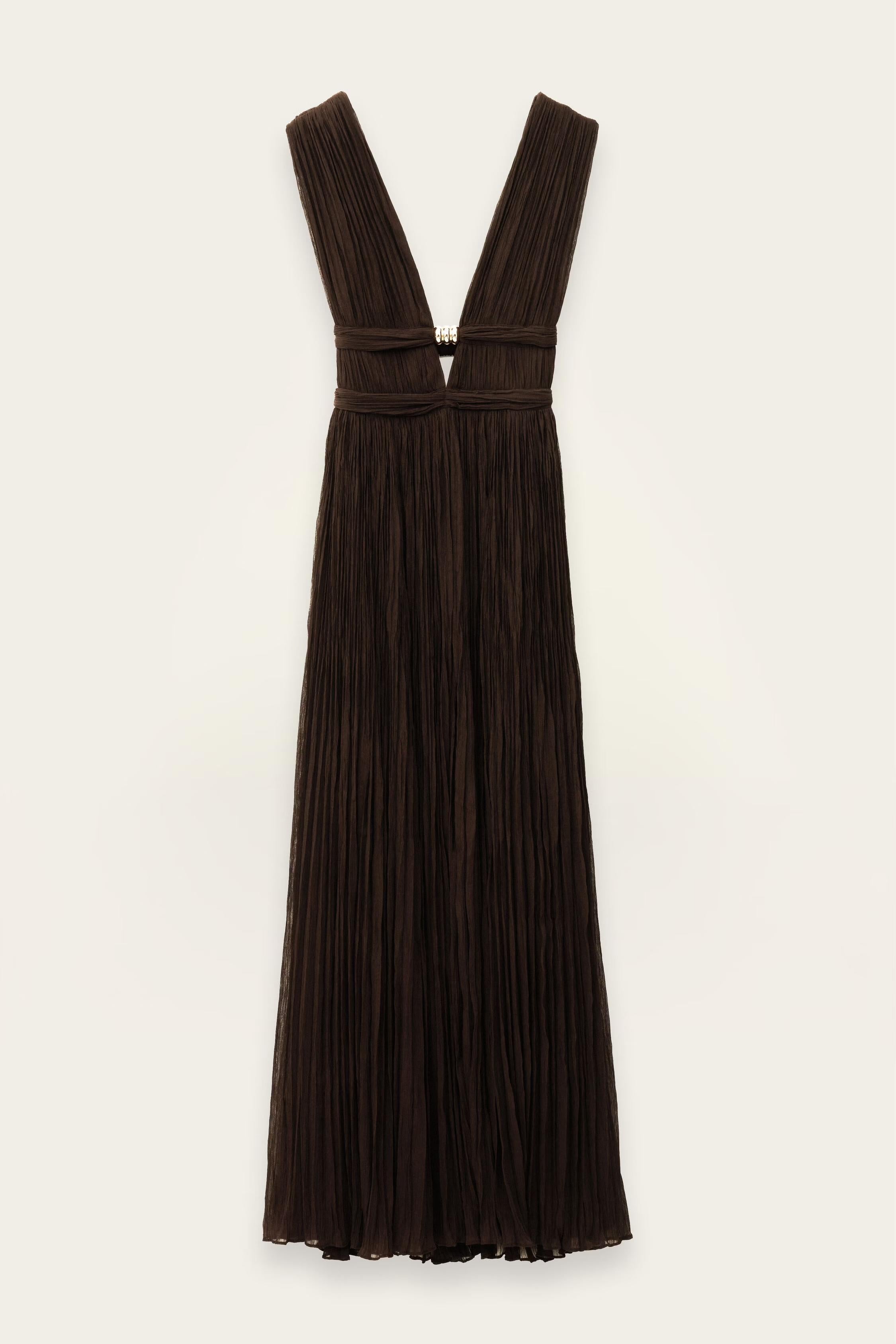 Maxi Dress Tania Brown | ba&sh Clothing