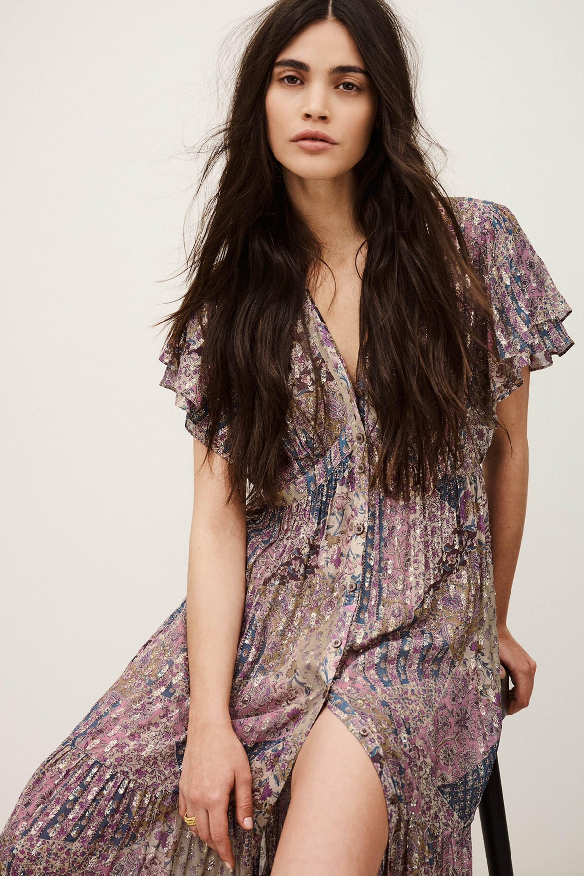 Midi Dress Pareta Pink | ba&sh Clothing