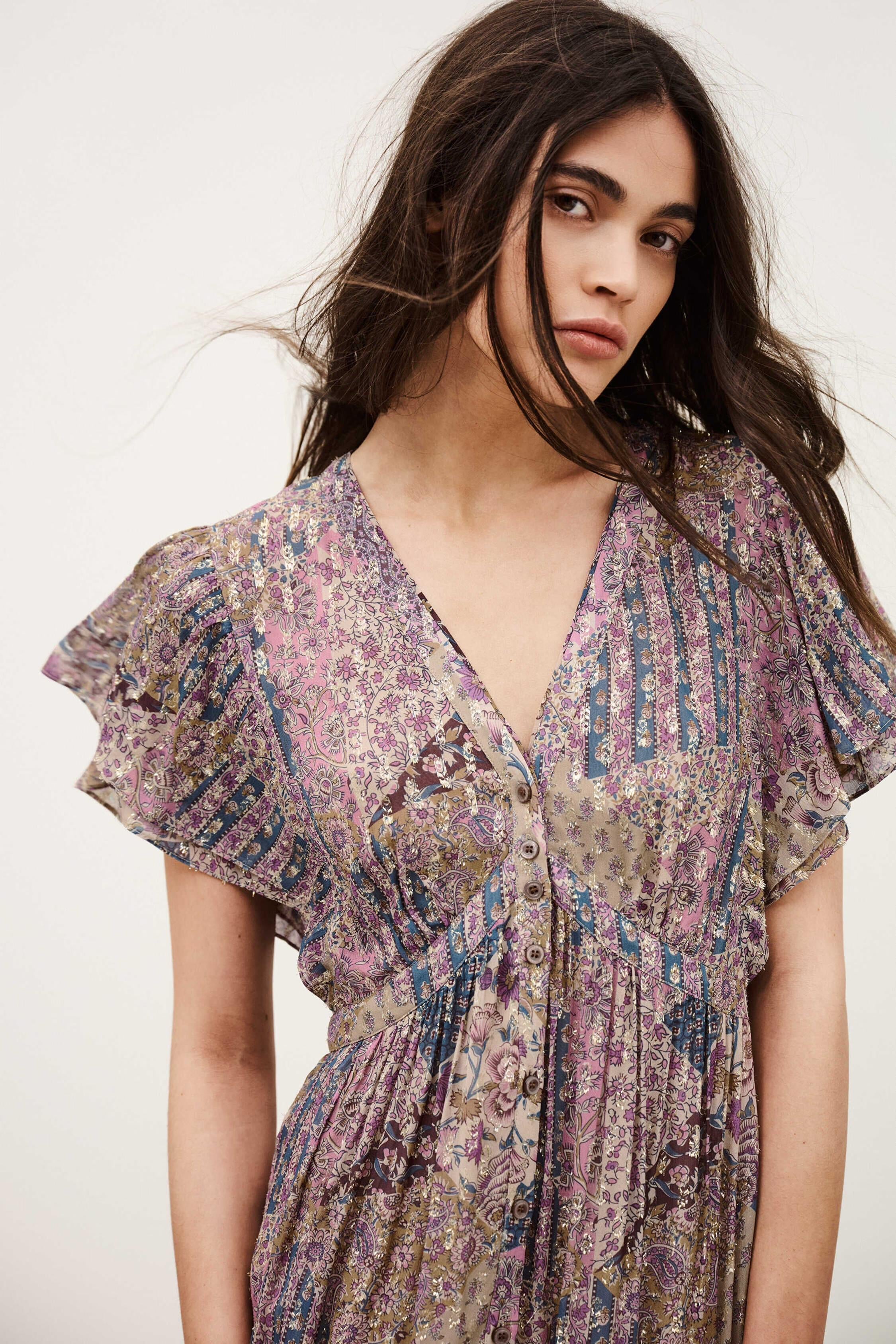 Midi Dress Pareta Pink | ba&sh Clothing