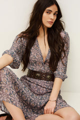 Midi Dress Tizia Blue | ba&sh Clothing