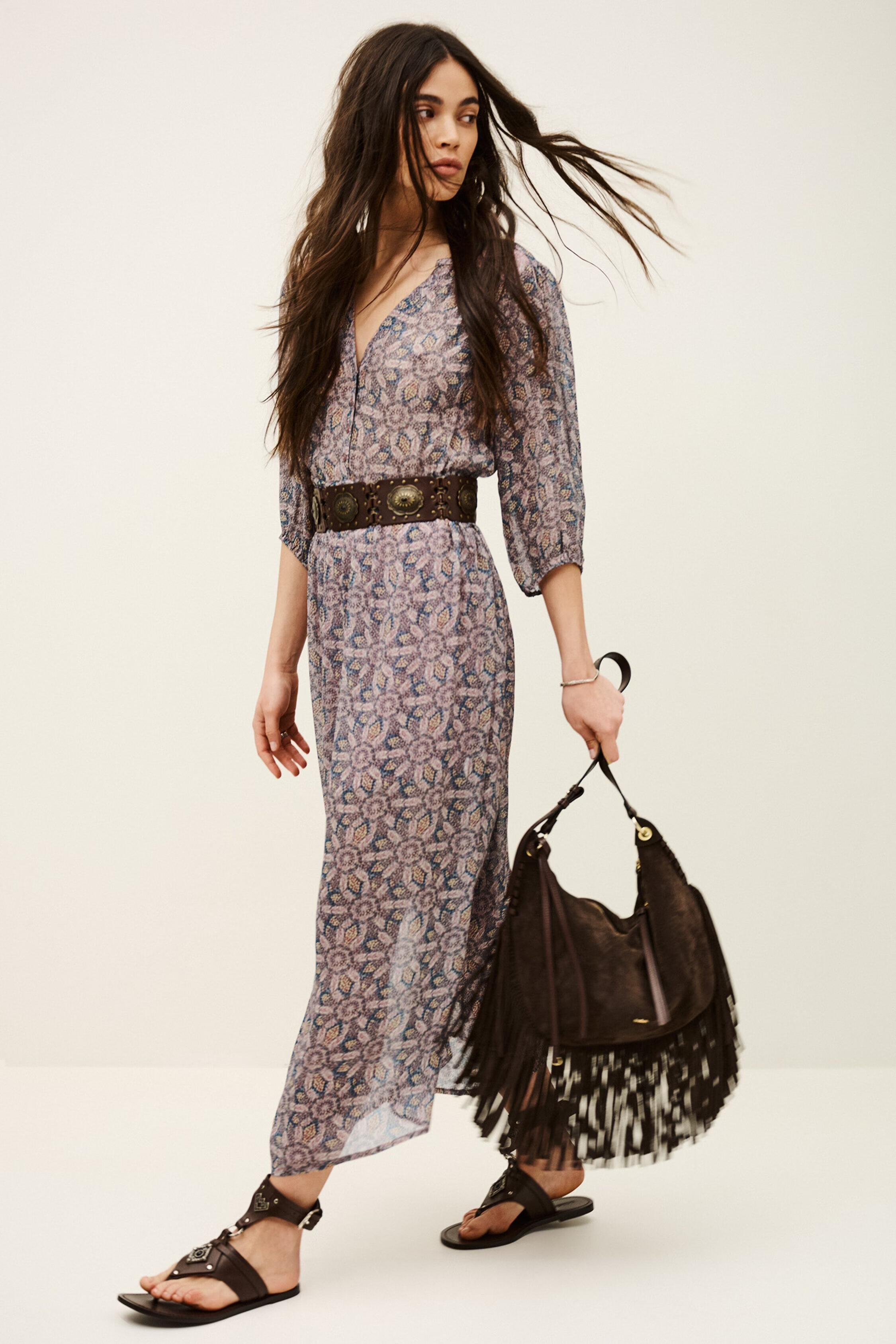 Midi Dress Tizia Blue | ba&sh Clothing