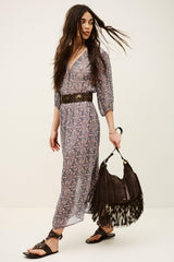 Midi Dress Tizia Blue | ba&sh Clothing