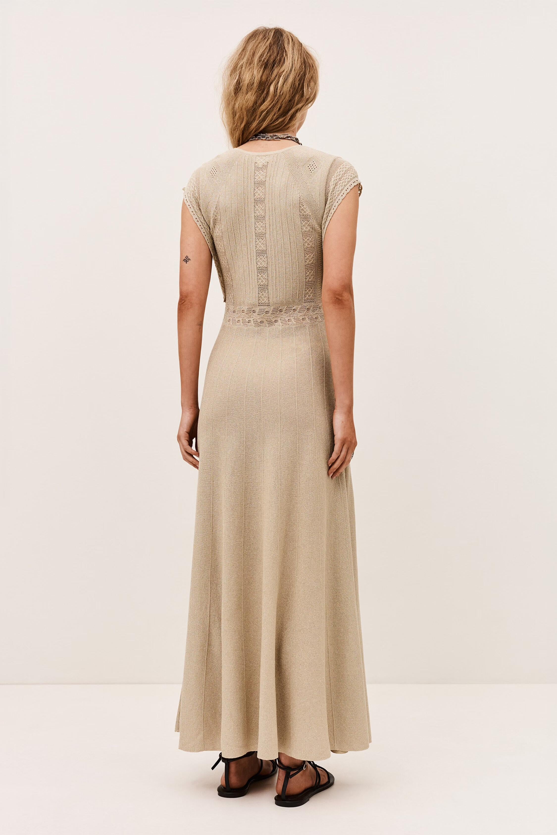 Knit Dress Pasqualina Gold | ba&sh Clothing