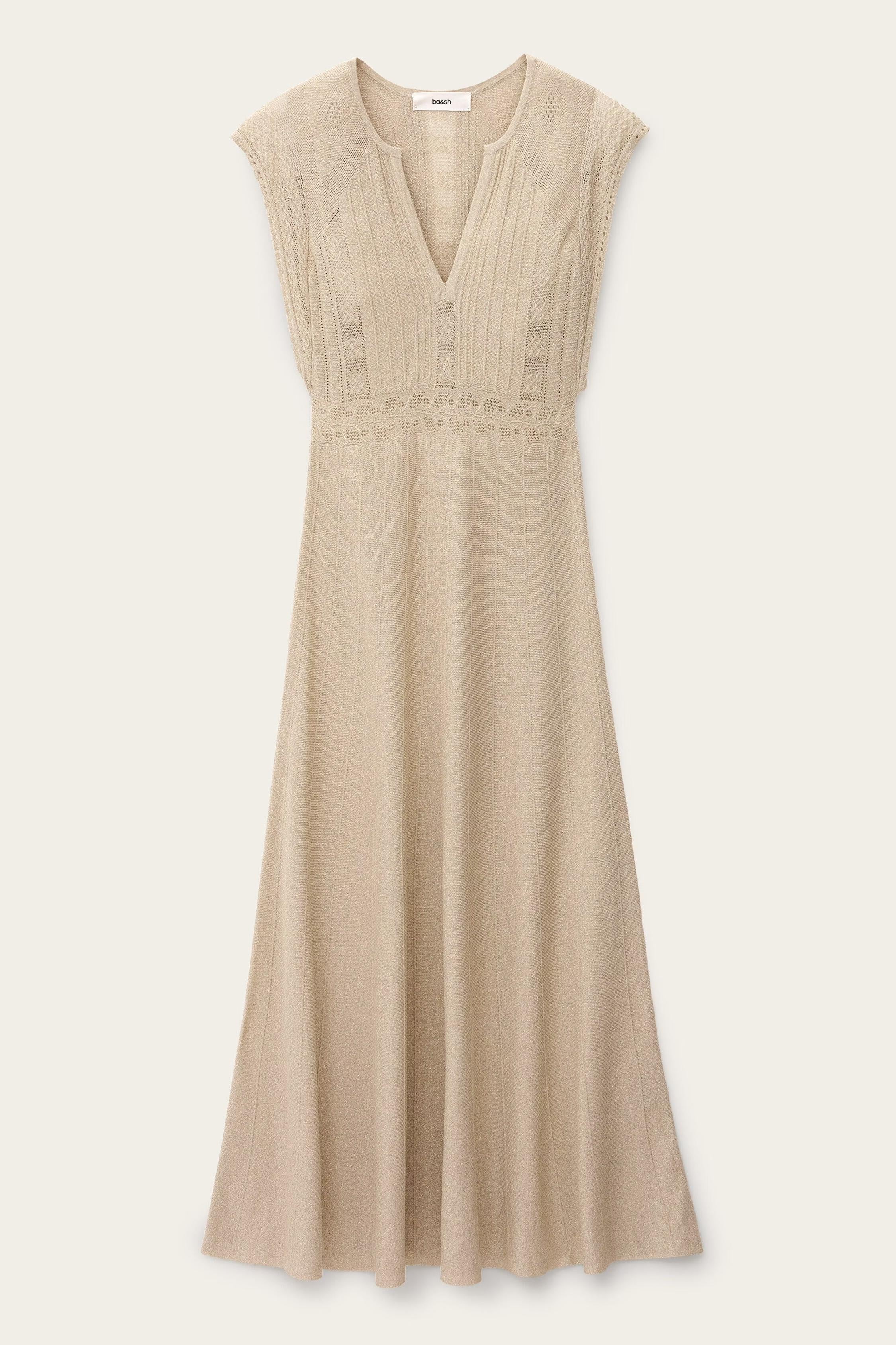 Knit Dress Pasqualina Gold | ba&sh Clothing