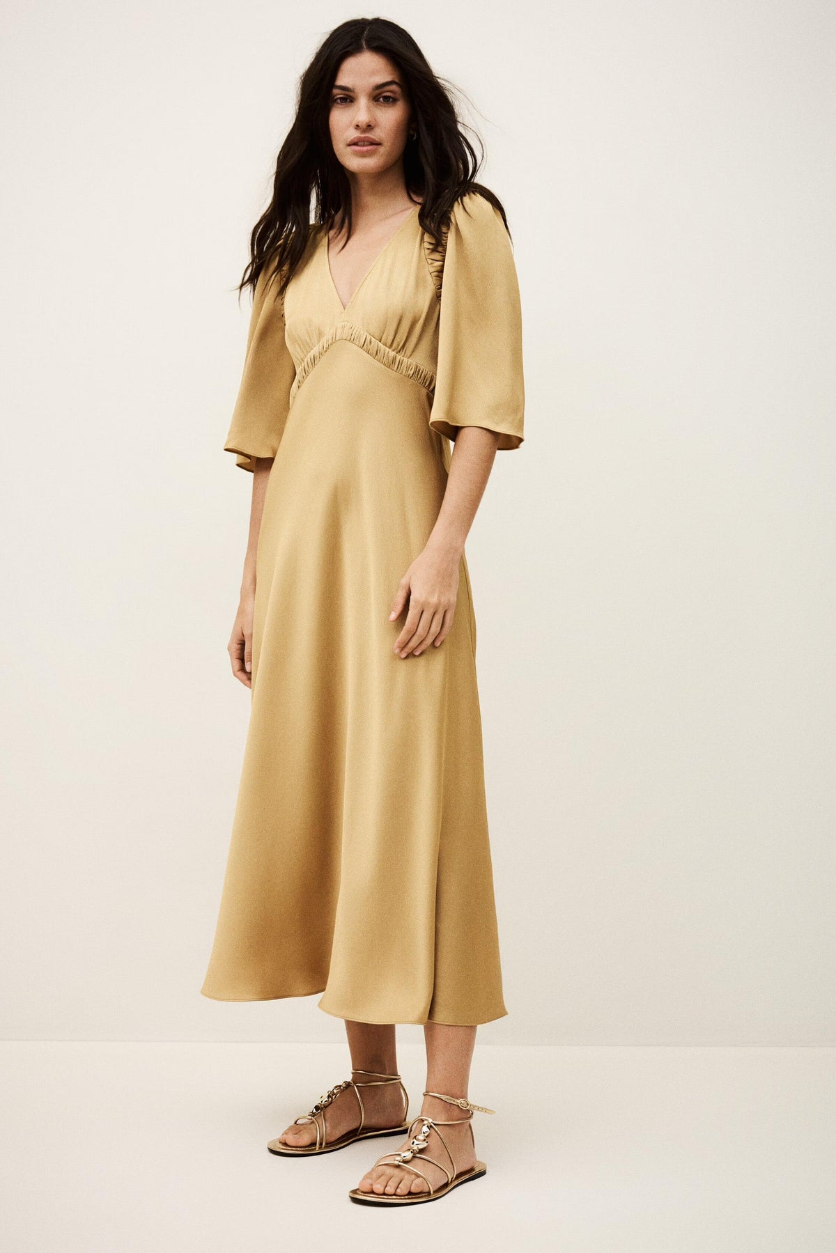 Midi Dress Charlotte Brown | ba&sh Clothing