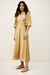 Midi Dress Charlotte Brown | ba&sh Clothing