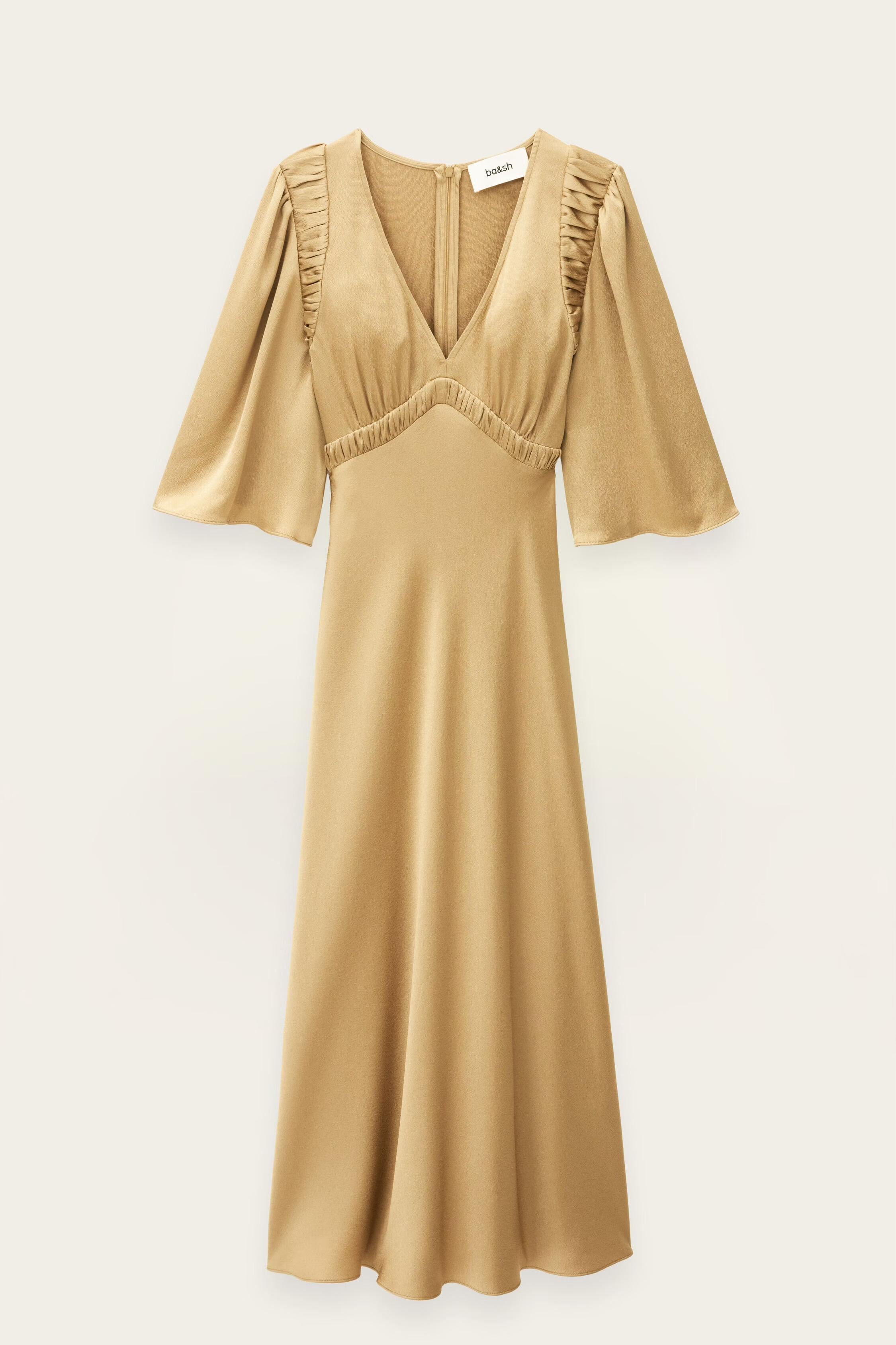 Midi Dress Charlotte Brown | ba&sh Clothing