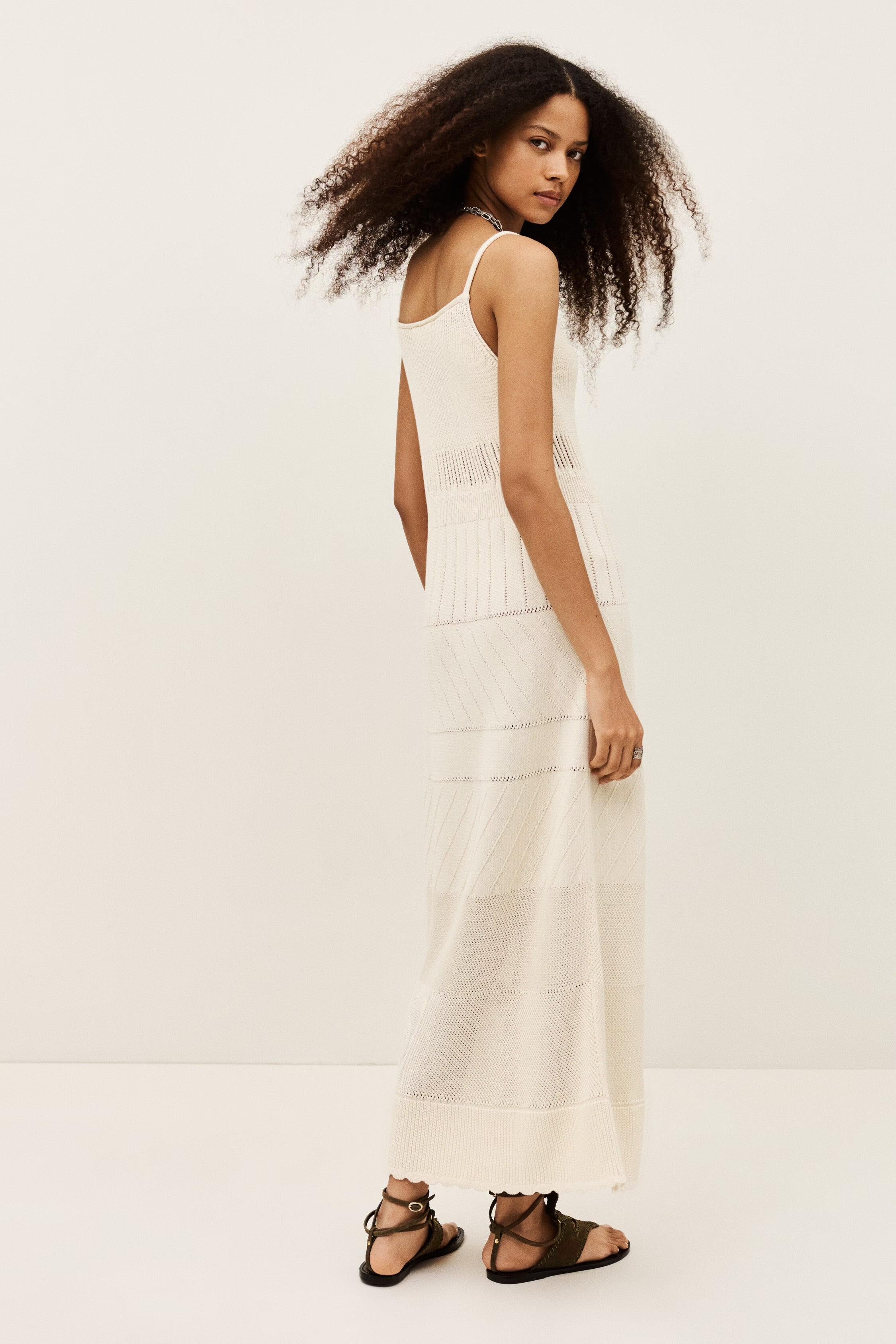 Midi Dress Joelle Off-White | ba&sh Clothing
