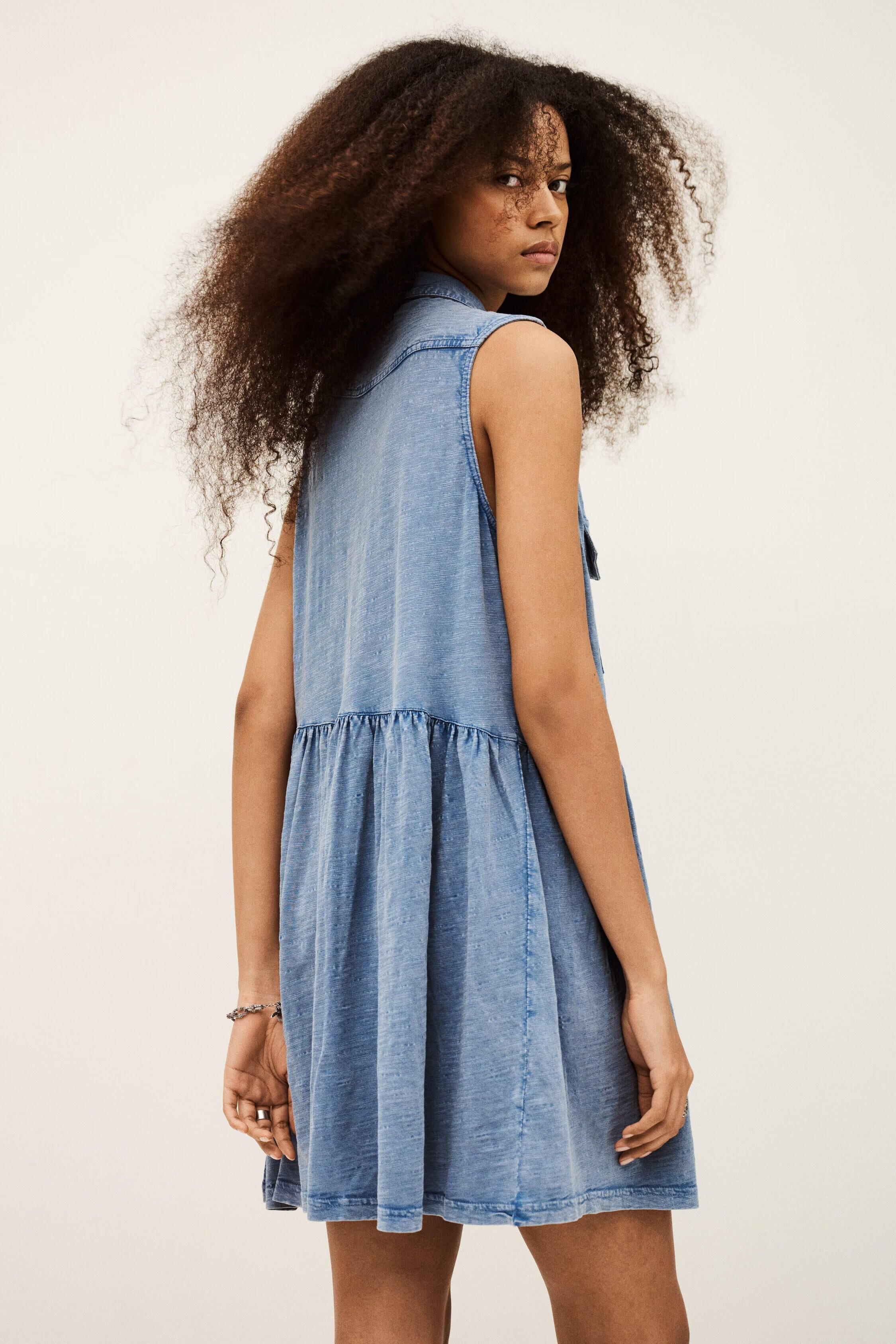 Shirt Dress Ilona Blue | ba&sh Clothing
