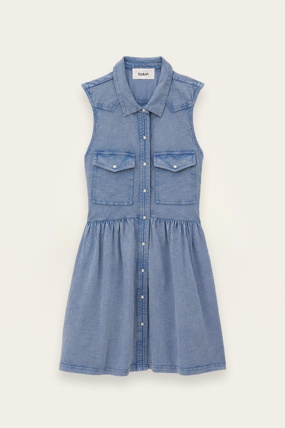 Shirt Dress Ilona Blue | ba&sh Clothing