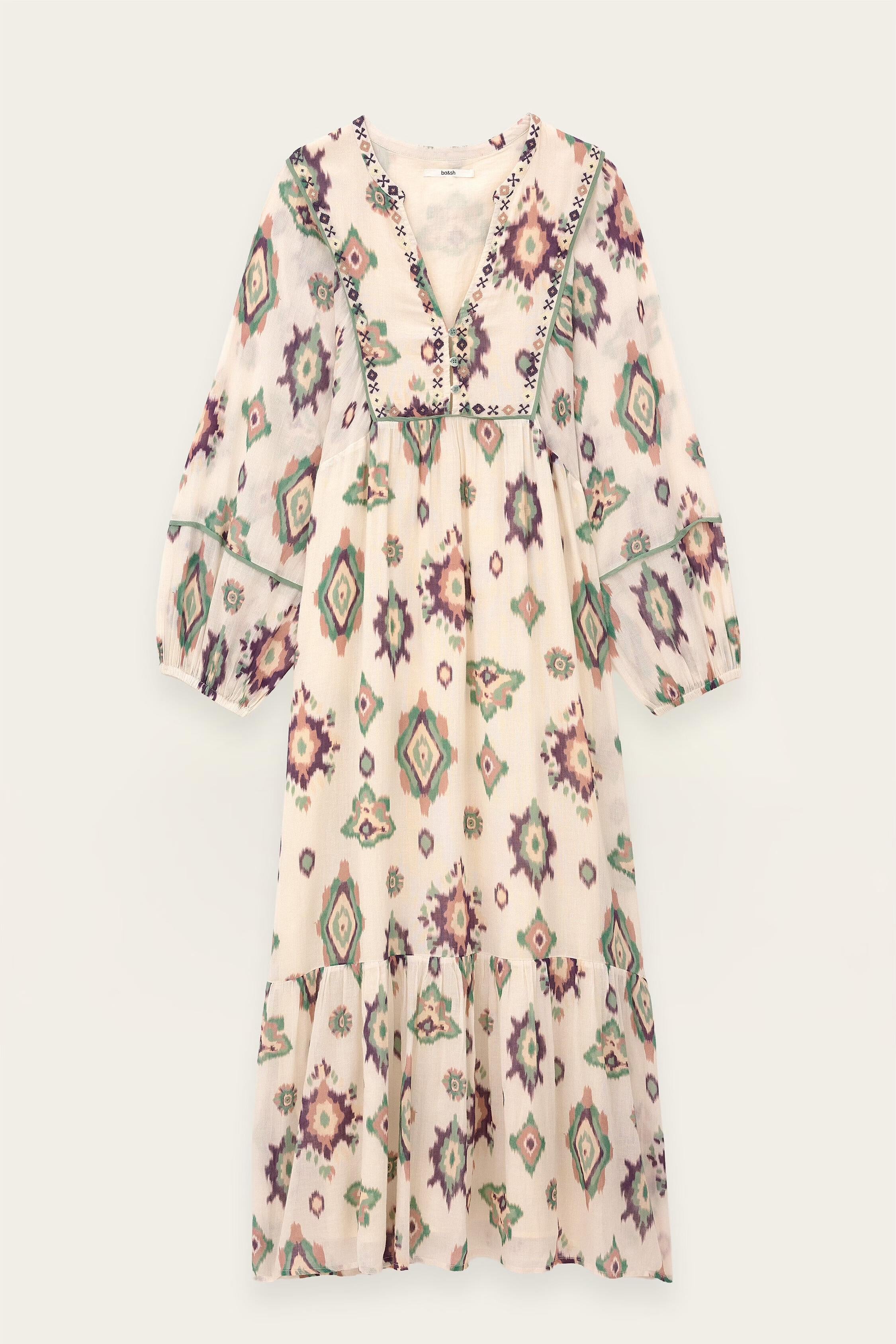 Midi Dress Oelia Off-White | ba&sh Clothing