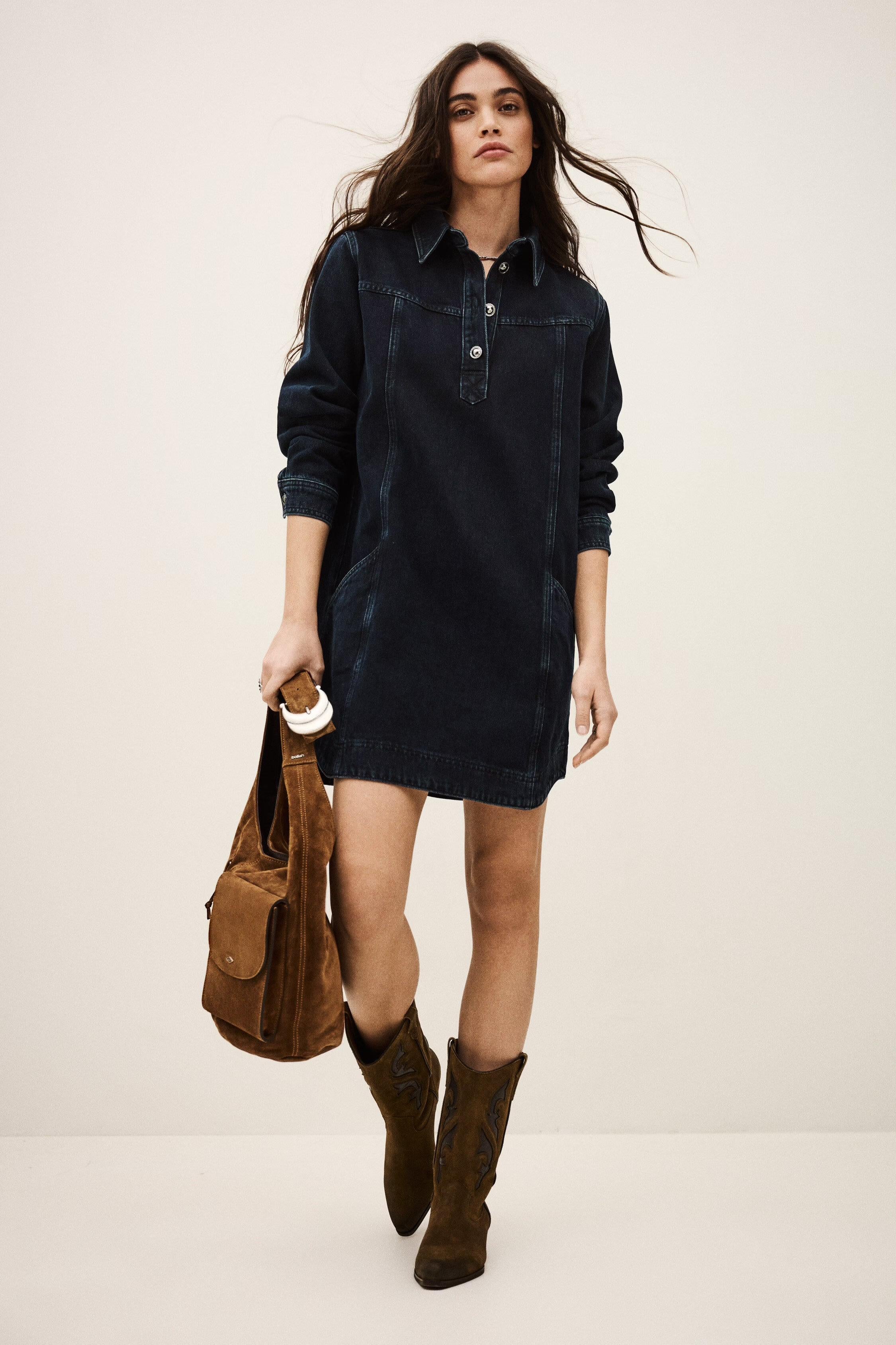Dress Tona Blue | ba&sh Clothing|Sale