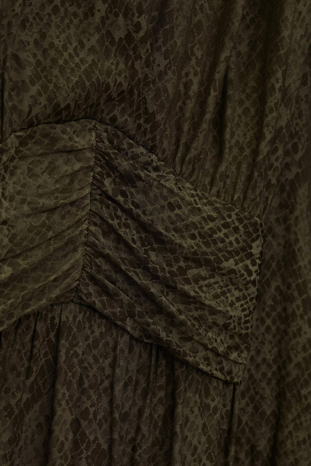 Patterned Mini Dress Romea Green | ba&sh Clothing