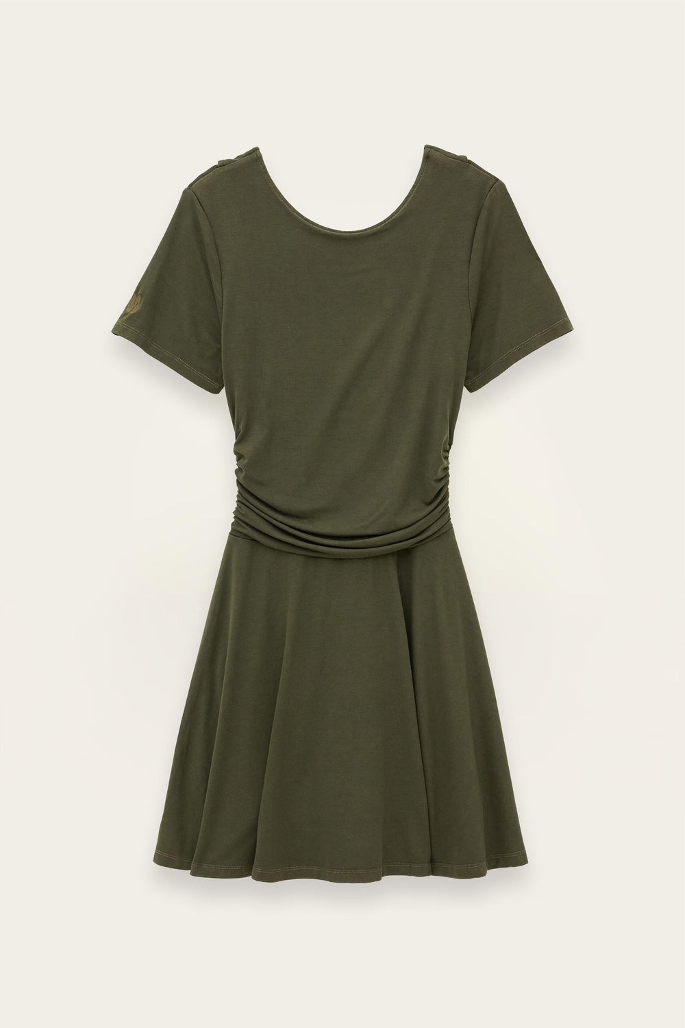 Patterned Mini Dress Aura Green | ba&sh Clothing