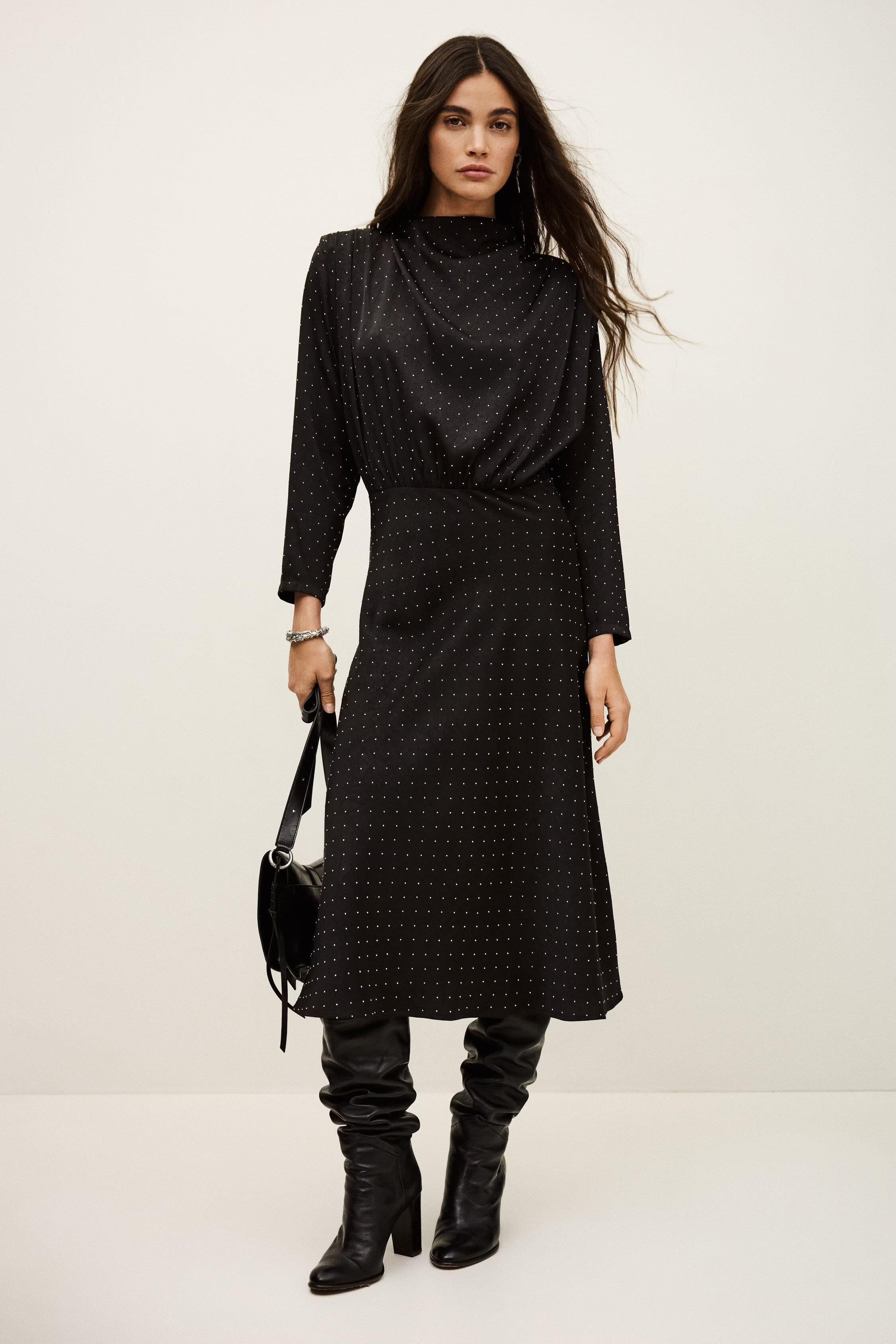 Midi Dress Dellia Black | ba&sh Clothing