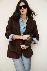 Long Tailored Blazer Mosty Brown | ba&sh Sale|Clothing