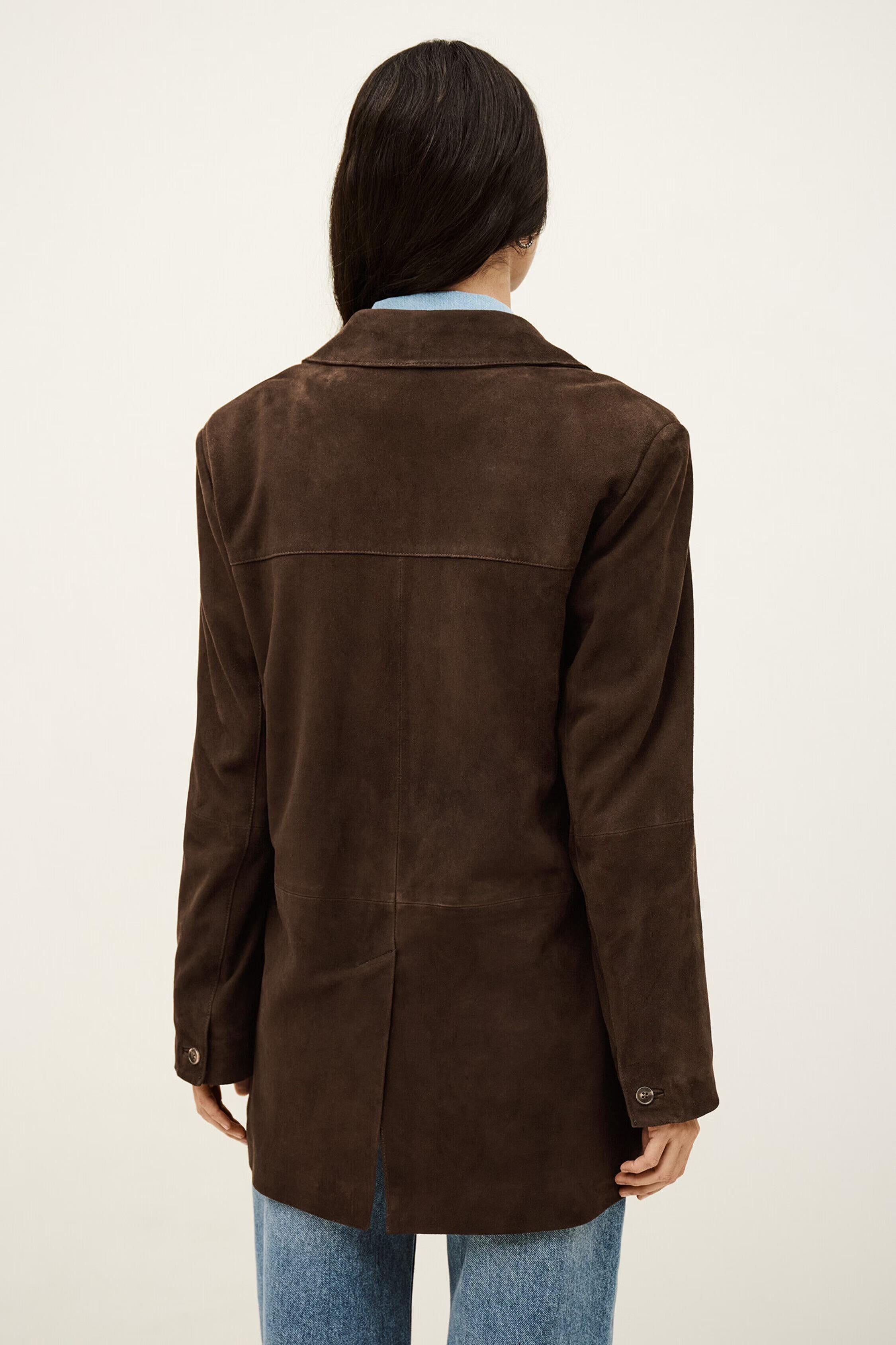 Long Tailored Blazer Mosty Brown | ba&sh Sale|Clothing