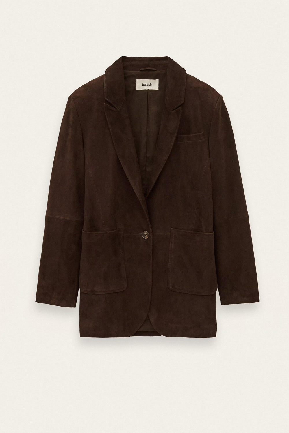 Long Tailored Blazer Mosty Brown | ba&sh Sale|Clothing