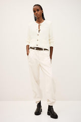 Decorative Knit Cardigan Gaspard Off-White | ba&sh Sale|Clothing