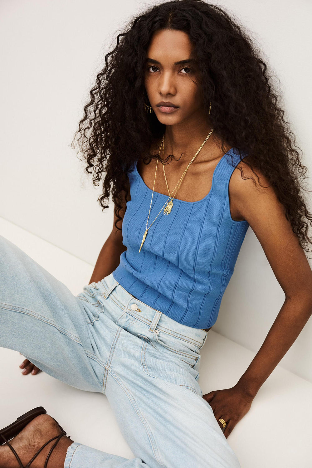 Knit Top Chila Blue | ba&sh Sale|Clothing
