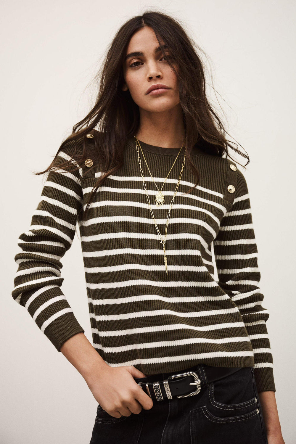 Jumper Matio Green | ba&sh Sale|Clothing