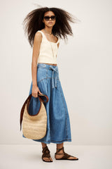 Midi Skirt Lonia Blue | ba&sh Sale|Clothing