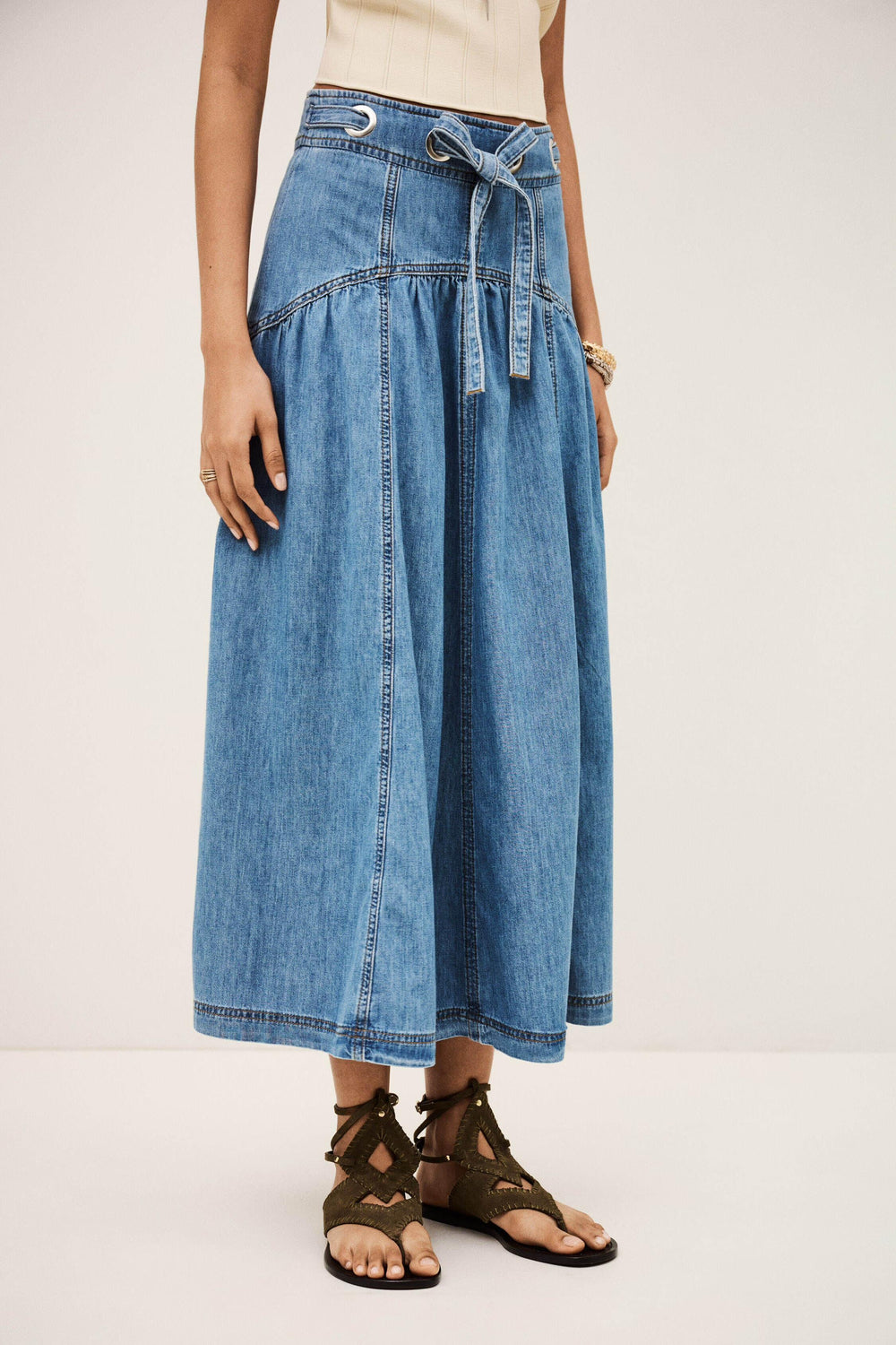 Midi Skirt Lonia Blue | ba&sh Sale|Clothing