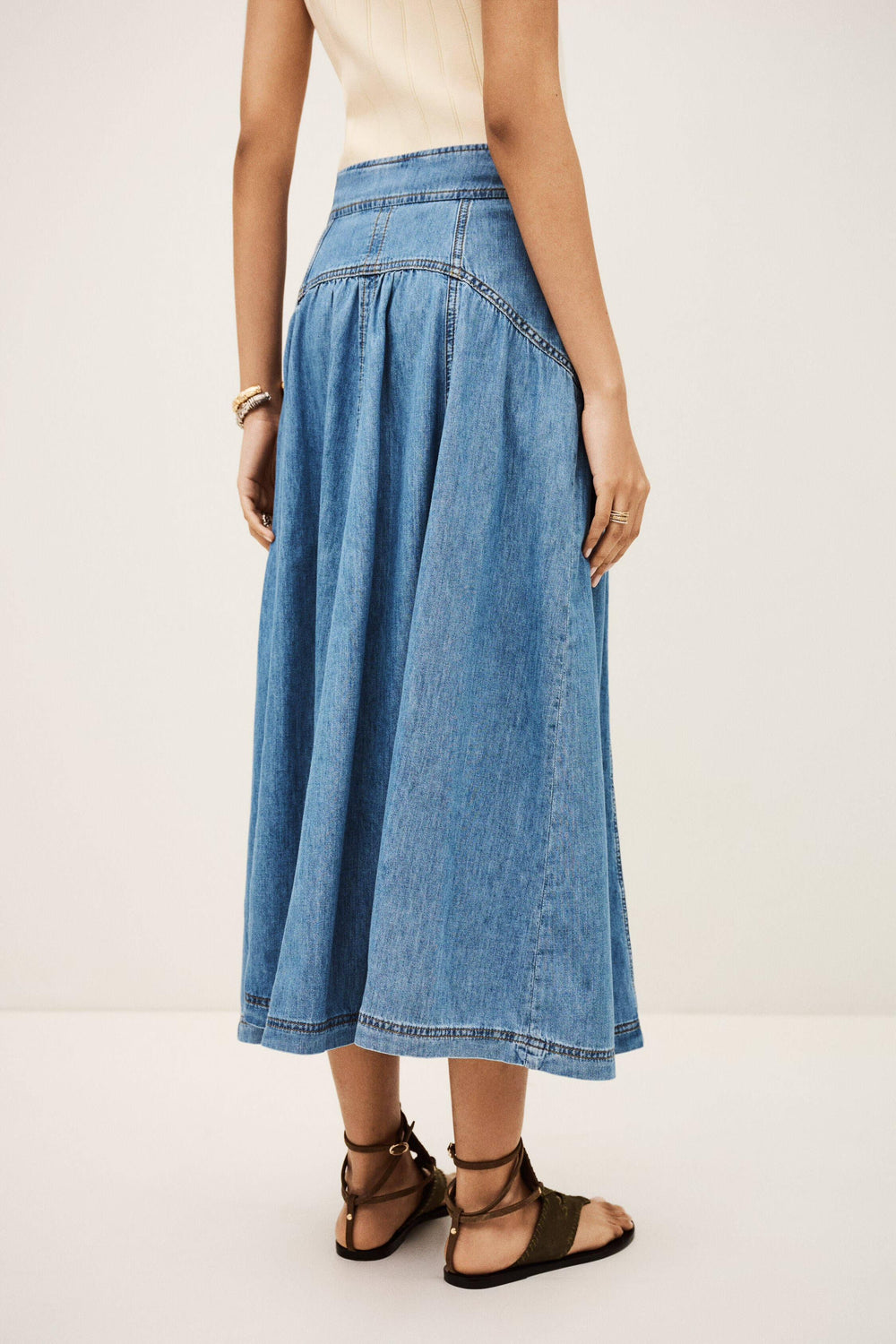 Midi Skirt Lonia Blue | ba&sh Sale|Clothing