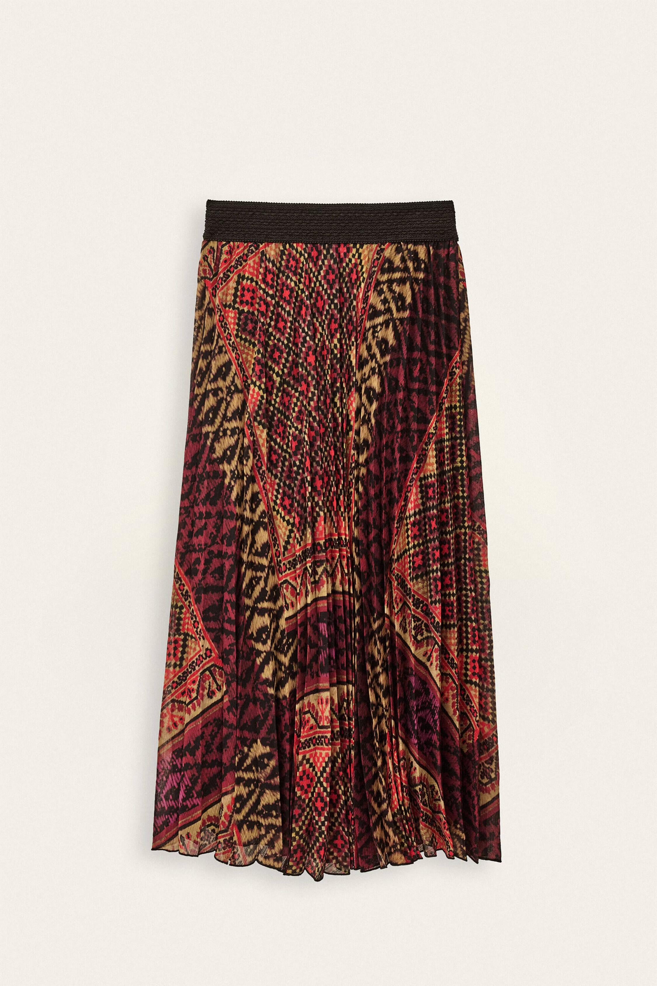 Patterned Midi Skirt Olgia Red | ba&sh Sale|Clothing