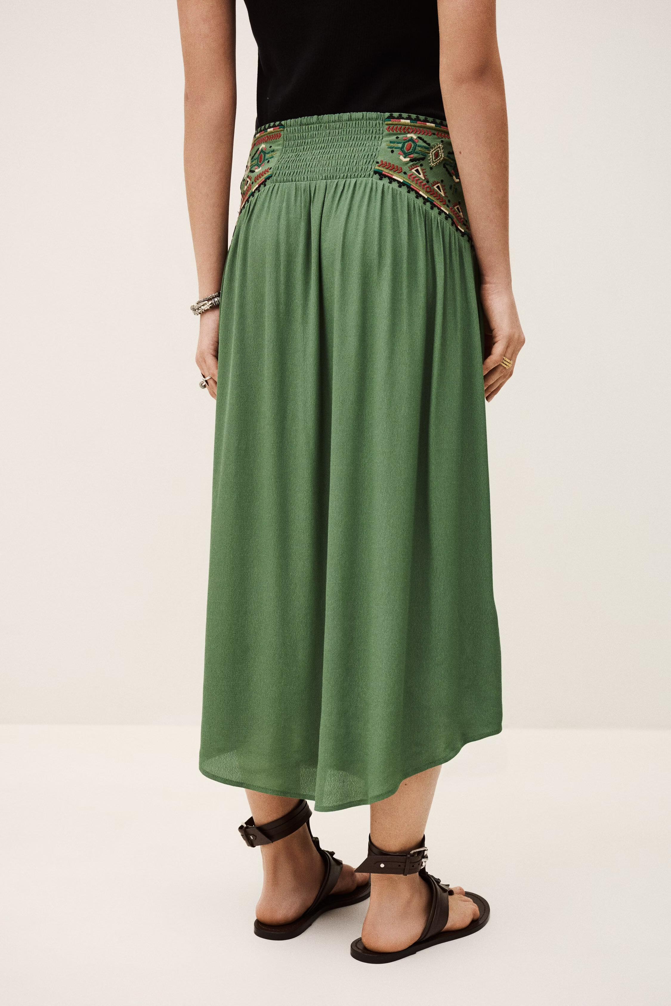 Skirt Tilana Green | ba&sh Sale|Clothing