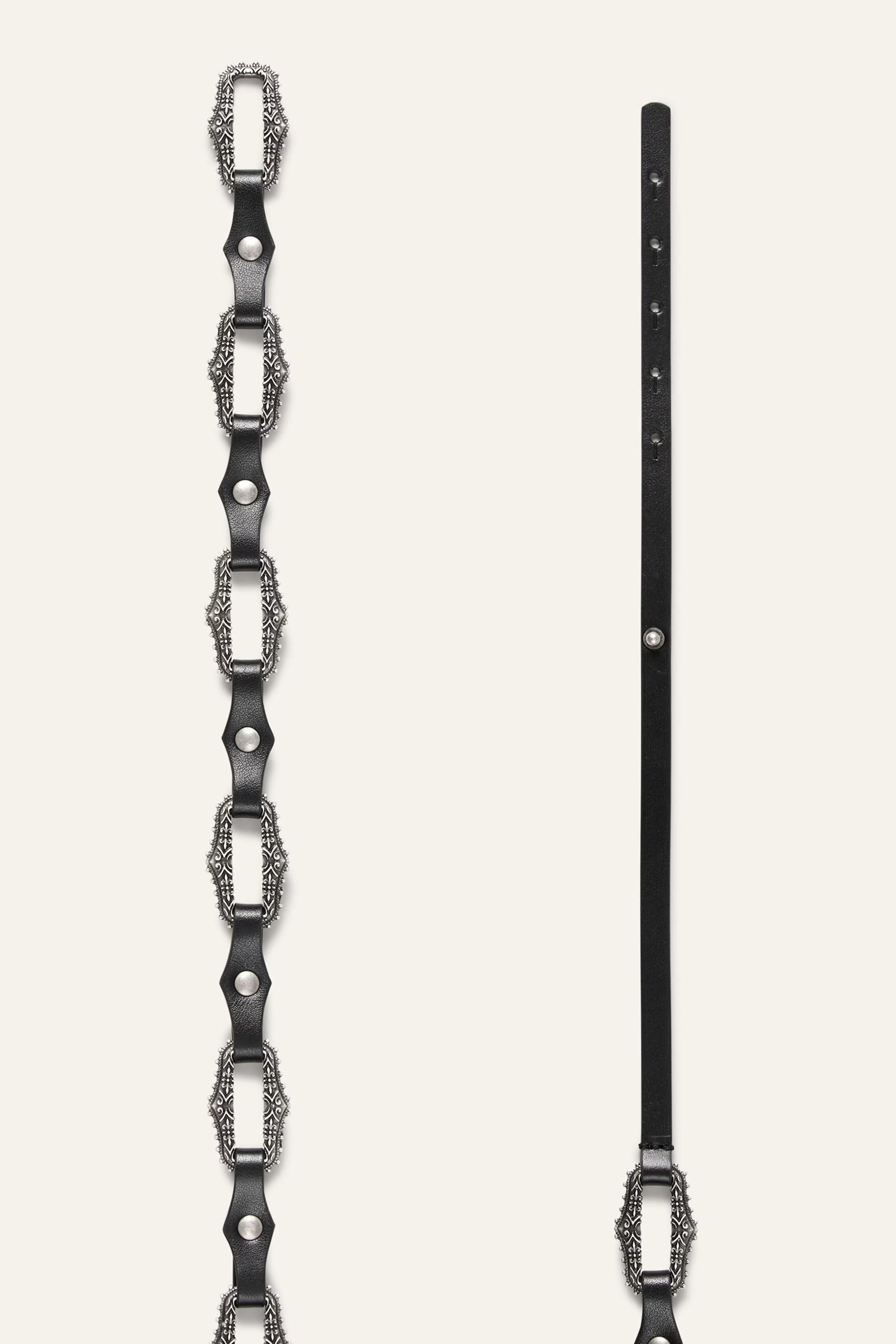 Leather Statement Belt Baptiste Black | ba&sh Sale|Clothing|Shoes & Accessories