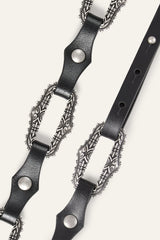 Leather Statement Belt Baptiste Black | ba&sh Sale|Clothing|Shoes & Accessories