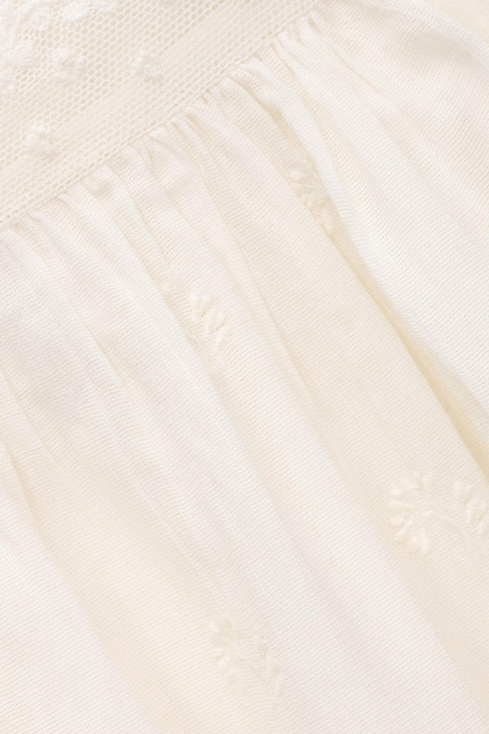 Embroidered Lace Top Parly Off-White | ba&sh Clothing