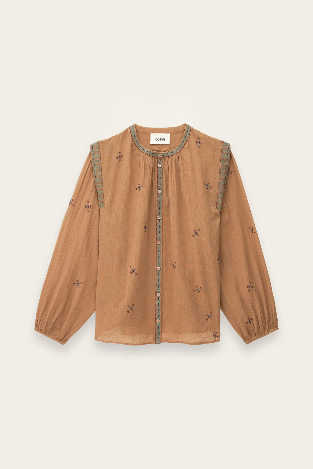 Embroidered Shirt Dalila Beige | ba&sh Clothing