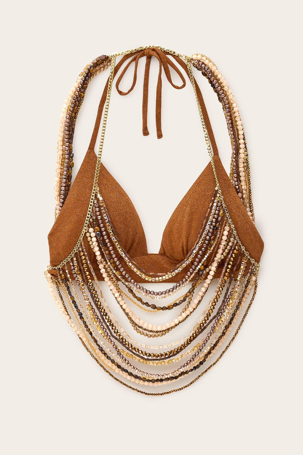 Beaded Top Cheops Brown | ba&sh Clothing