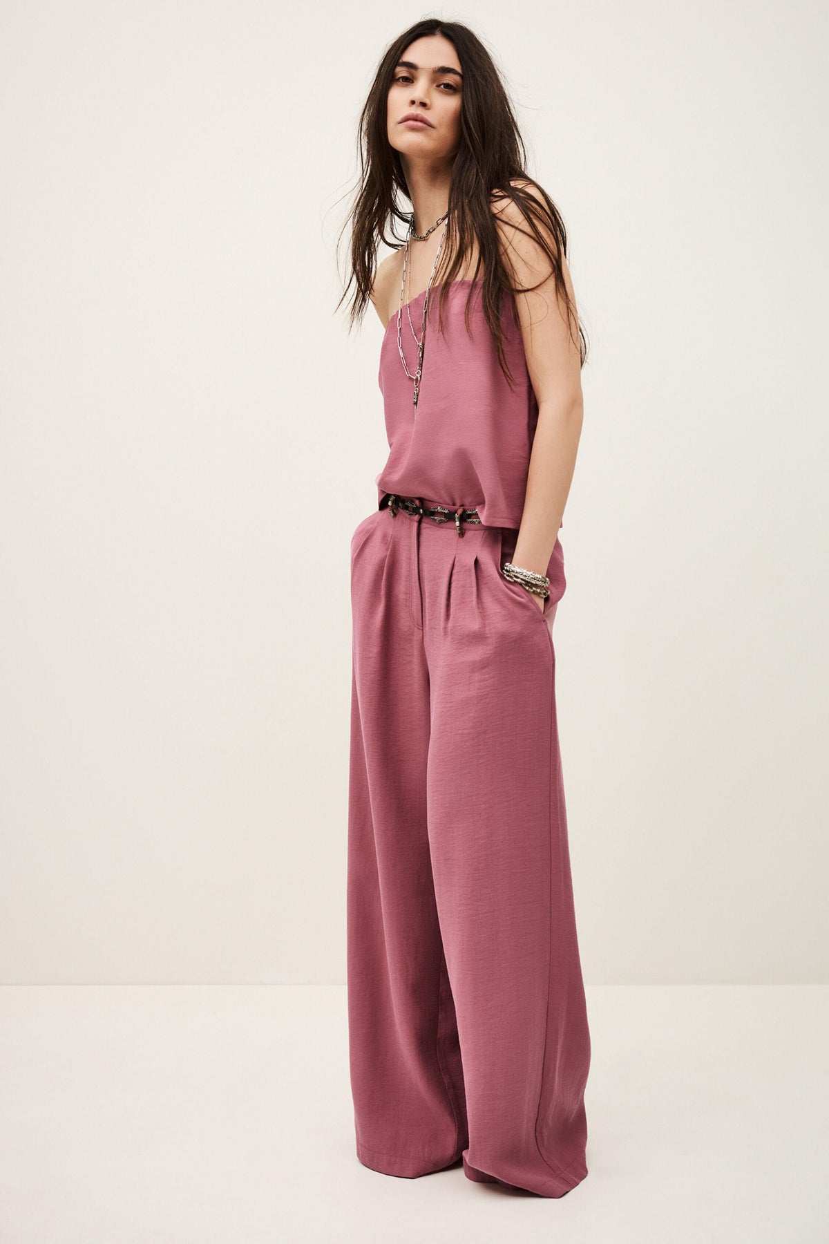 Strapless Bustier Top Deborah Pink | ba&sh Clothing