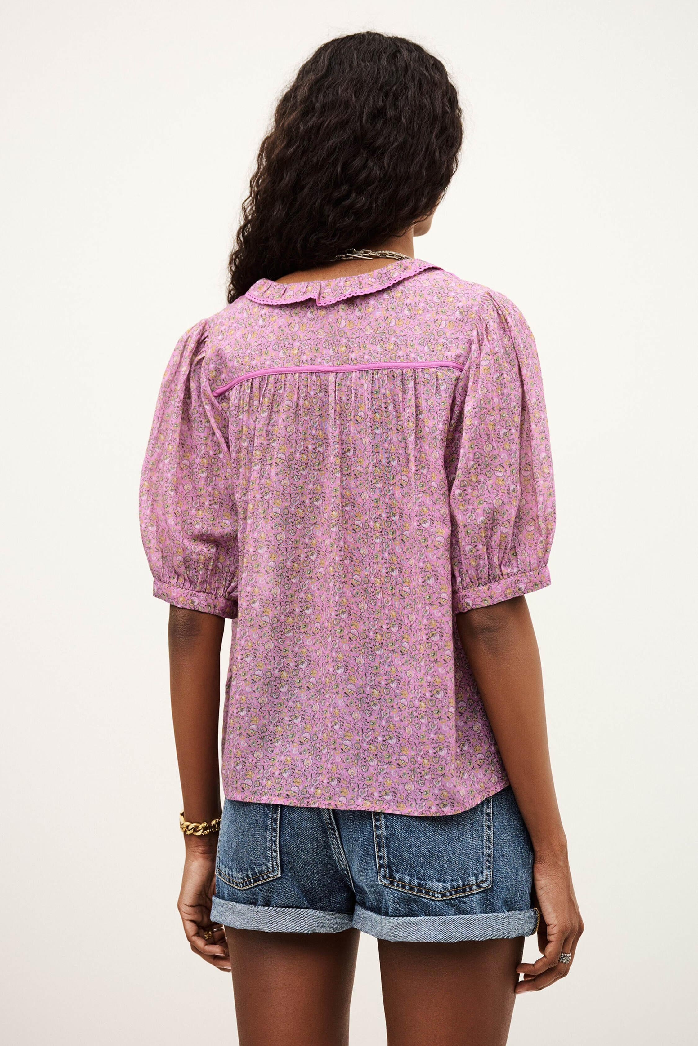 Patterned Shirt Physalys Pink | ba&sh Clothing