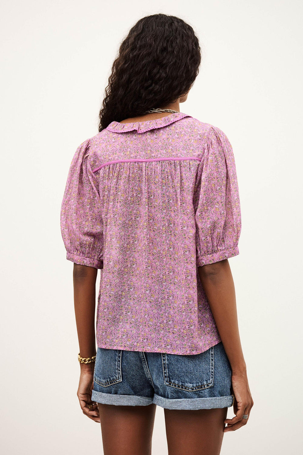 Patterned Shirt Physalys Pink | ba&sh Clothing
