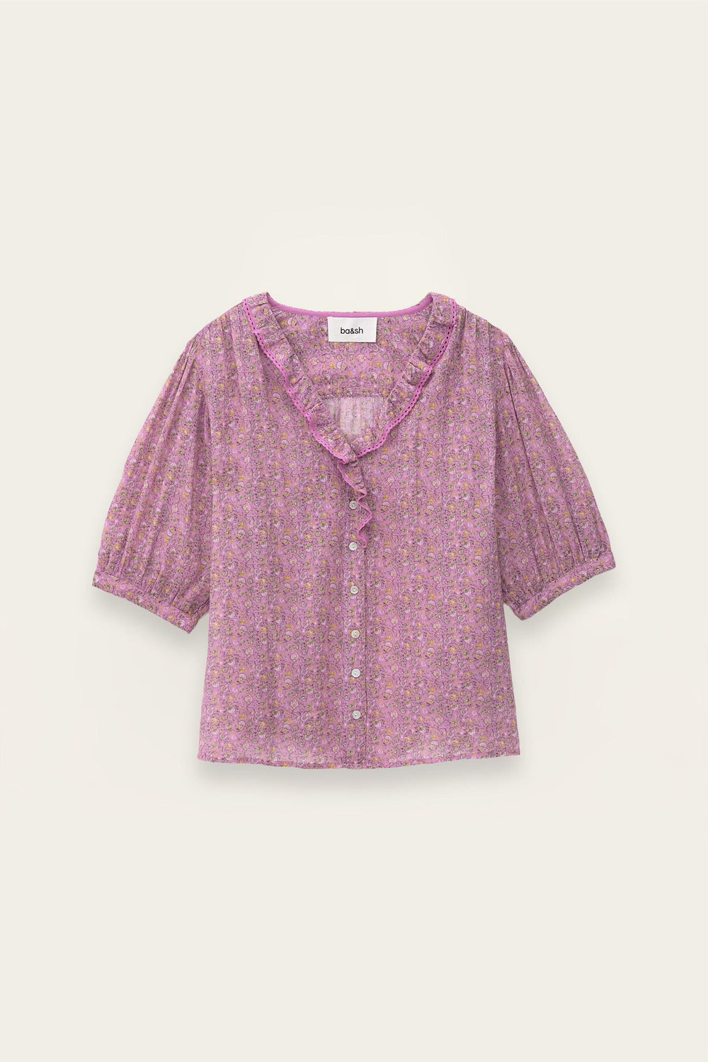 Patterned Shirt Physalys Pink | ba&sh Clothing