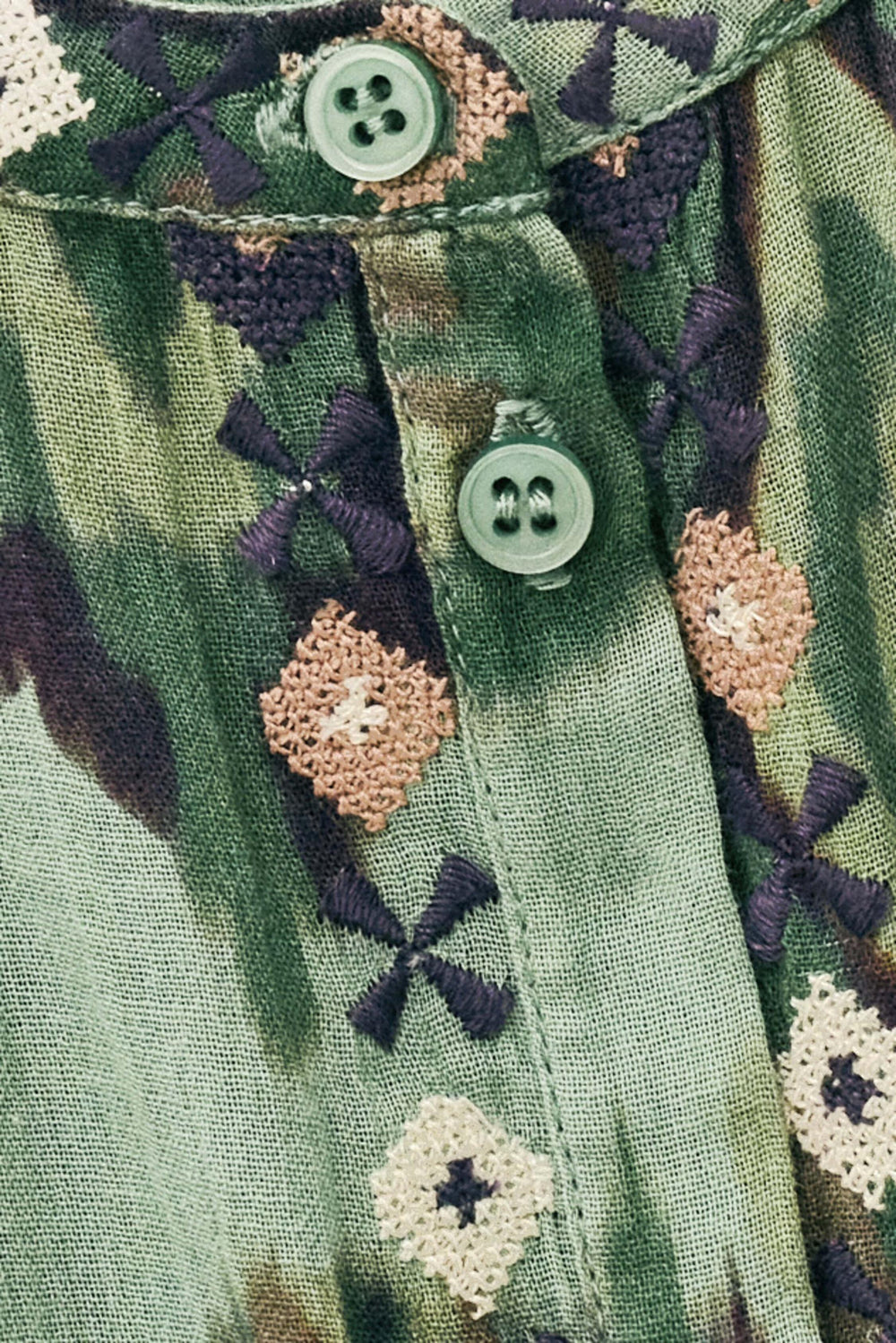 Patterned Shirt Odelie Green | ba&sh Clothing