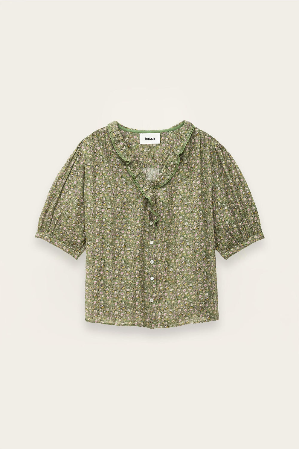 Patterned Shirt Physalys Green | ba&sh Clothing
