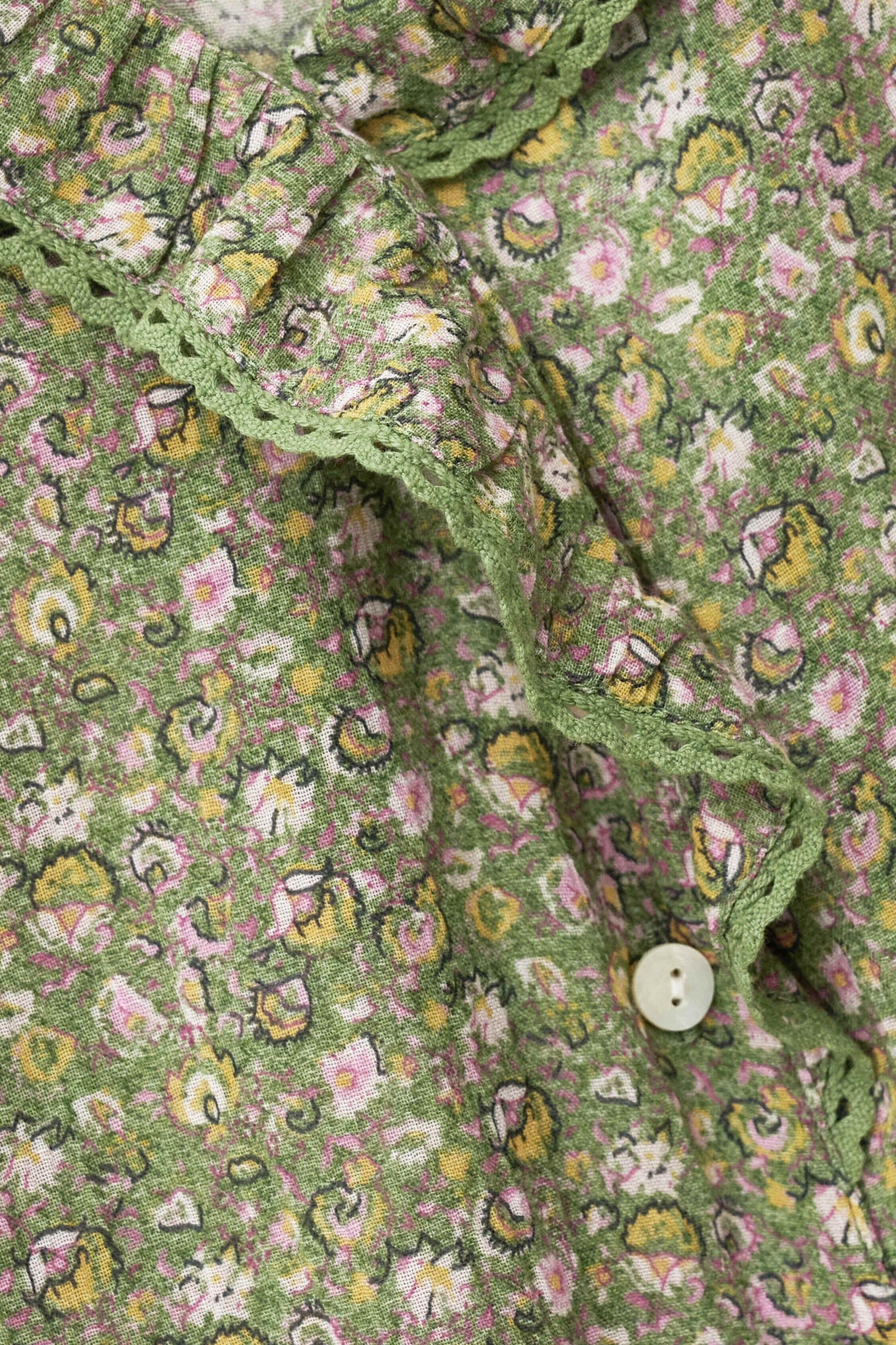 Patterned Shirt Physalys Green | ba&sh Clothing