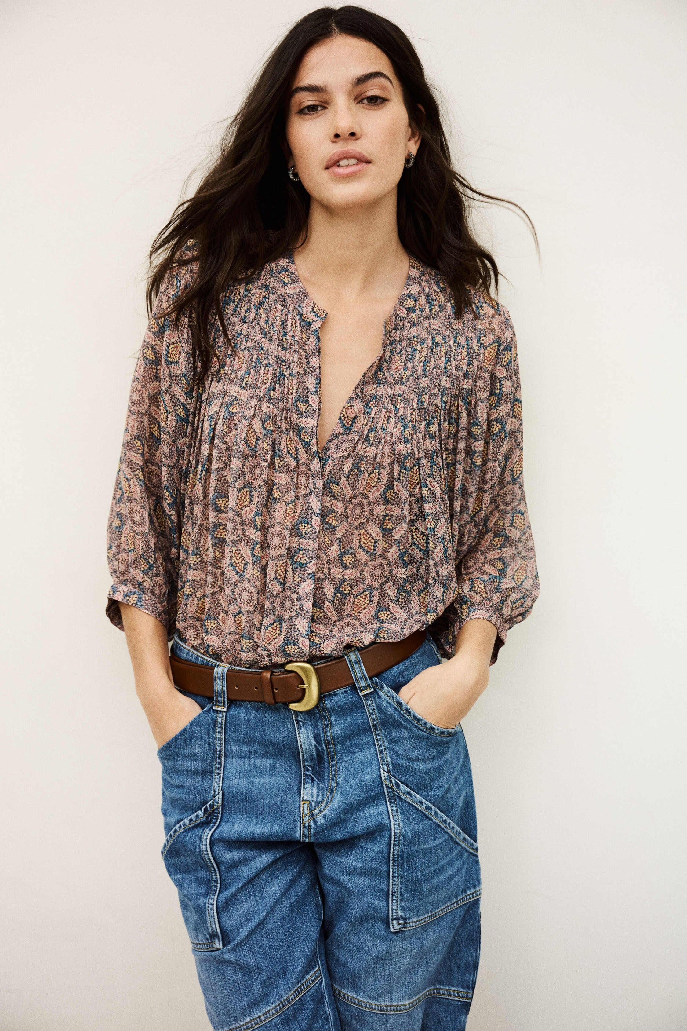 Flowy Shirt Tazio Blue | ba&sh Clothing