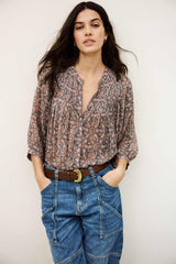Flowy Shirt Tazio Blue | ba&sh Clothing