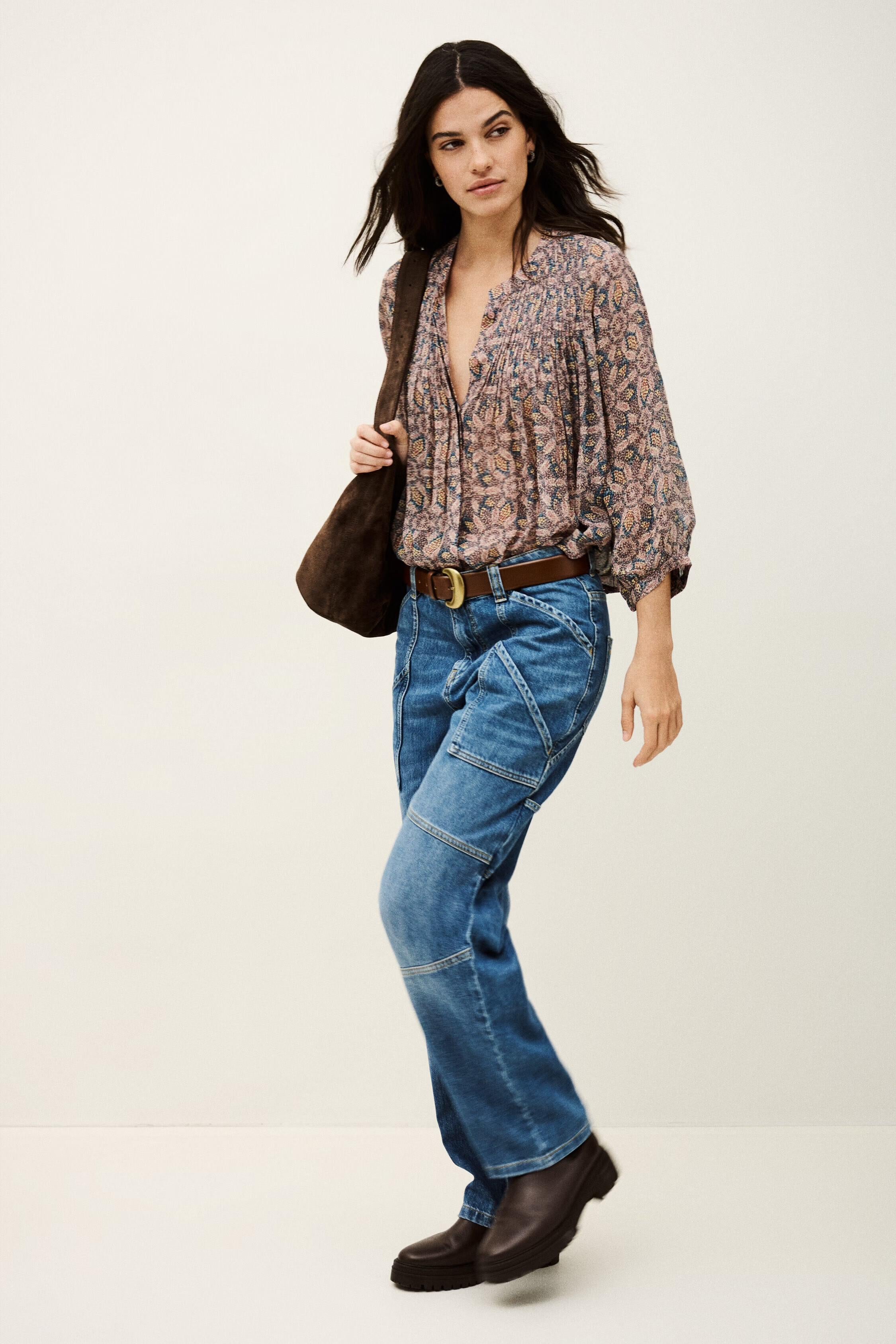 Flowy Shirt Tazio Blue | ba&sh Clothing